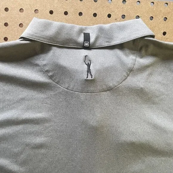NWT Mizzen & Main Phil Mickelson Callaway Tour Golf Polo Shirt Gray XL Men